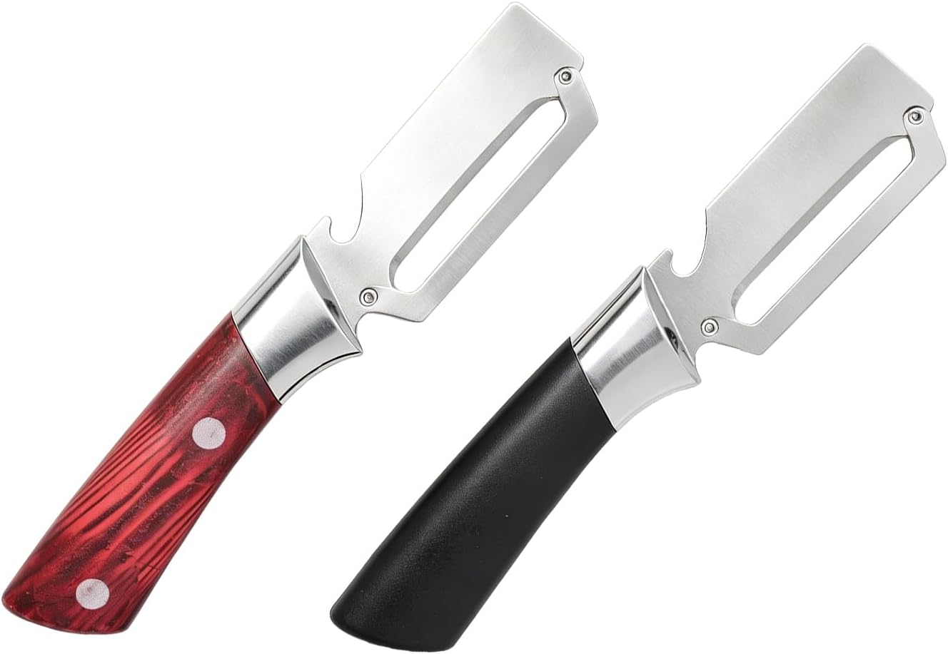 Vegetable Peeler with Stainless Steel Blade & Bottle Opener, Multi‑Use Fruit and Potato Peeler for Apples, Potatoes, Carrots, Pumpkin & Zucchini – Easy Grip Kitchen Tool (Silver/1 piece)